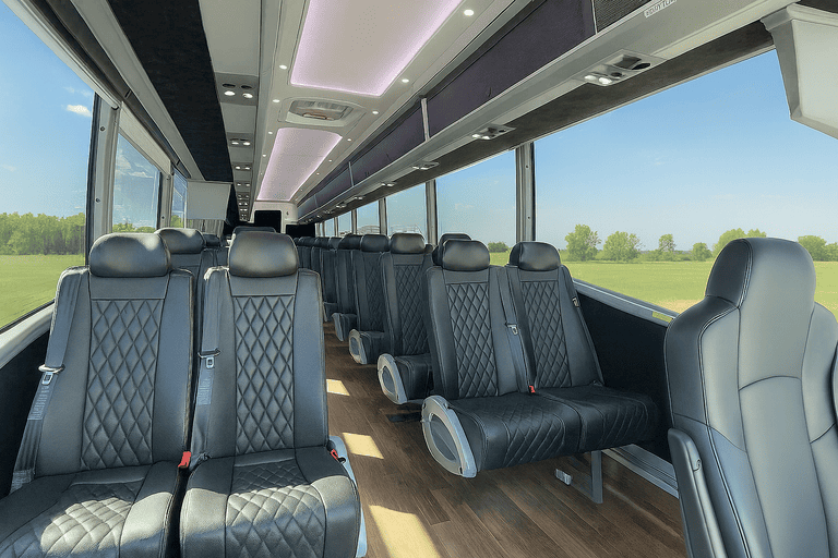 coach bus in Evansville